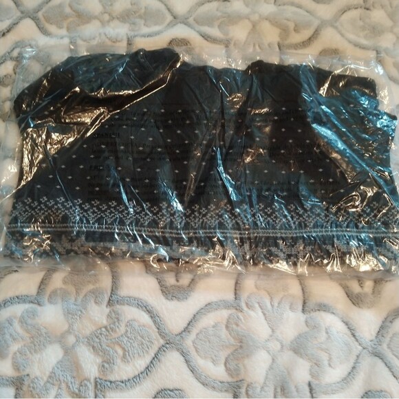 Avia Fairisle Mock Neck Sweater Workout Top Sz 2XL NEW - Picture 8 of 10